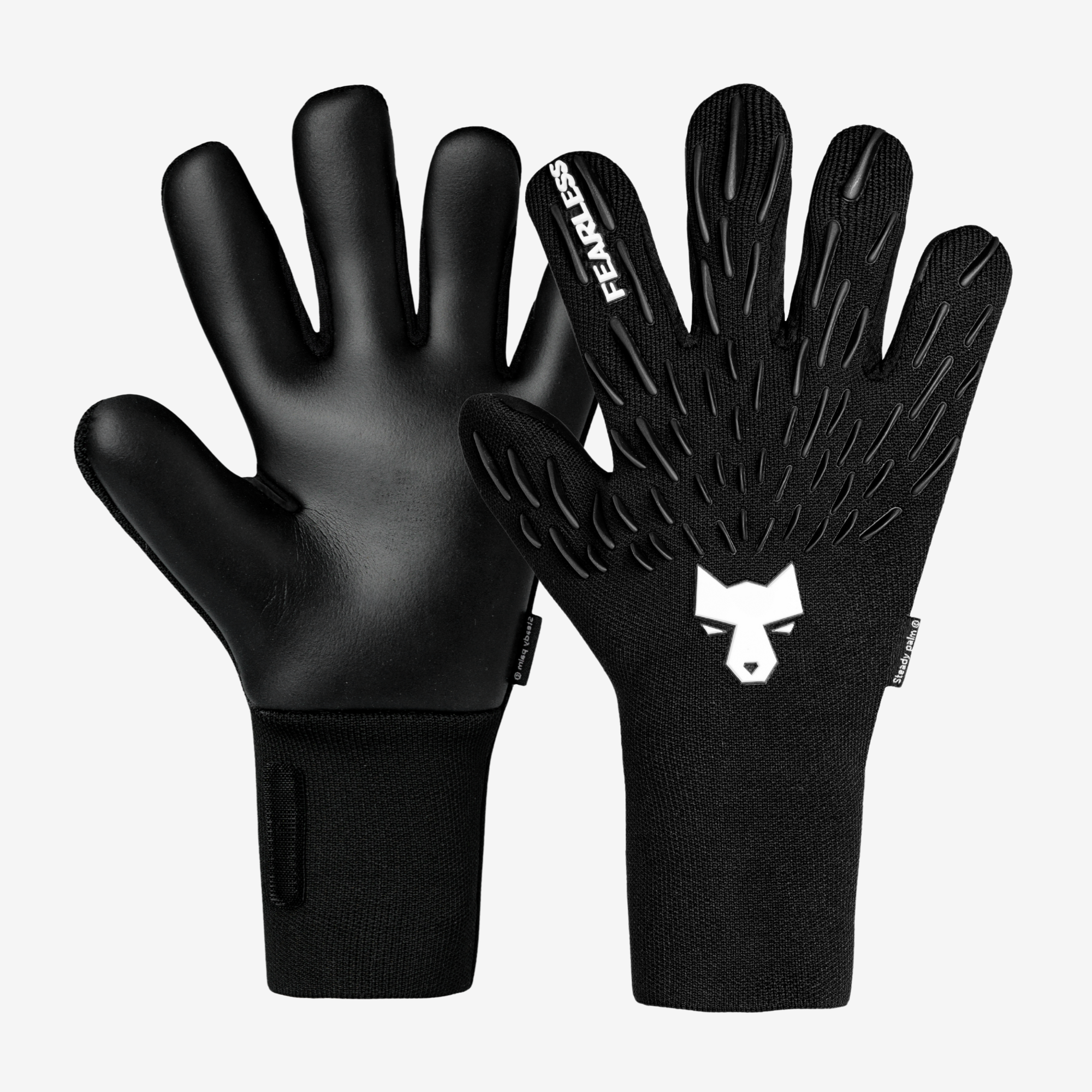 goalkeeperz handschuhe Wolf Pro+ Onyx Schwarz Torwarthandschuhe Size:Youth M/L XmasPhase3 and durability in all LIDL TREK - HANDSCHUHE