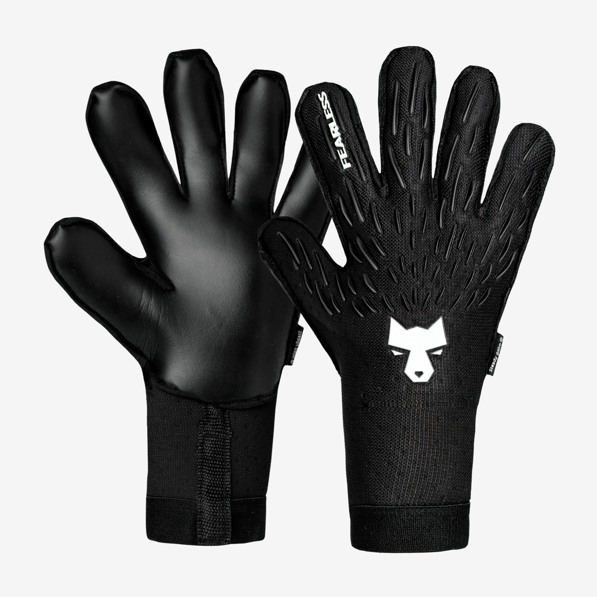 Wolf Pro Onyx Schwarz 2.0 Torwarthandschuhe